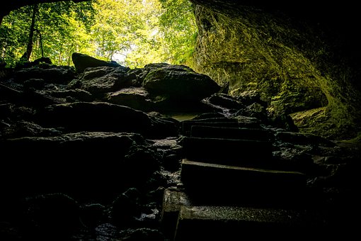 Cueva, Naturaleza, Fondo, Verde, Bosque