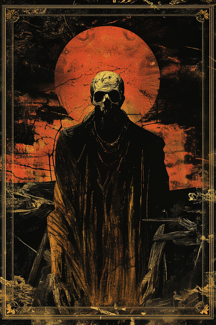 Free ai generated horror halloween illustration