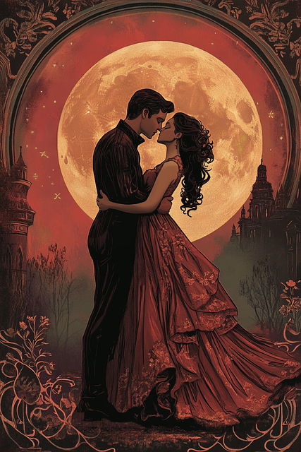 Free book cover couple romance illustration