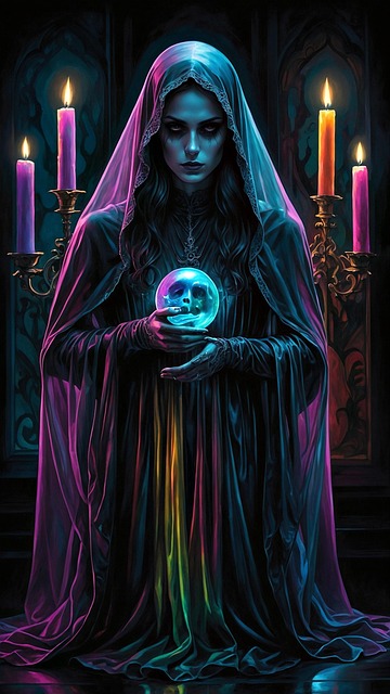 Free ai generated woman gothic illustration
