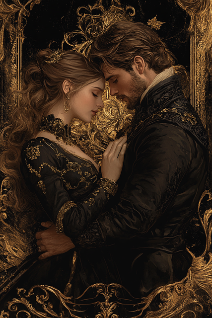 Free book cover couple romance illustration