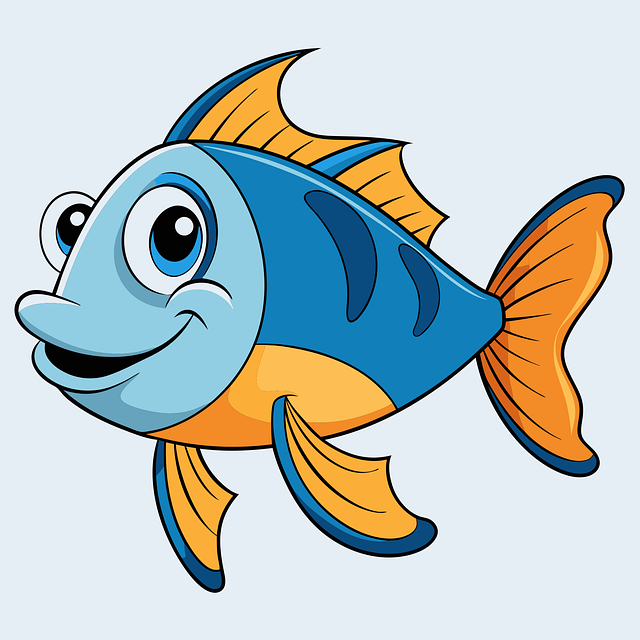 Free fish cartoon cute vector