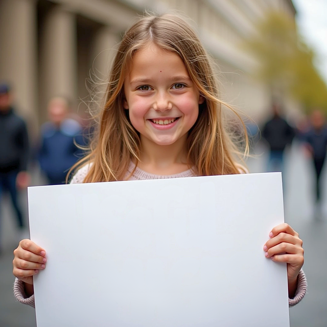 Free ai generated girl banner illustration