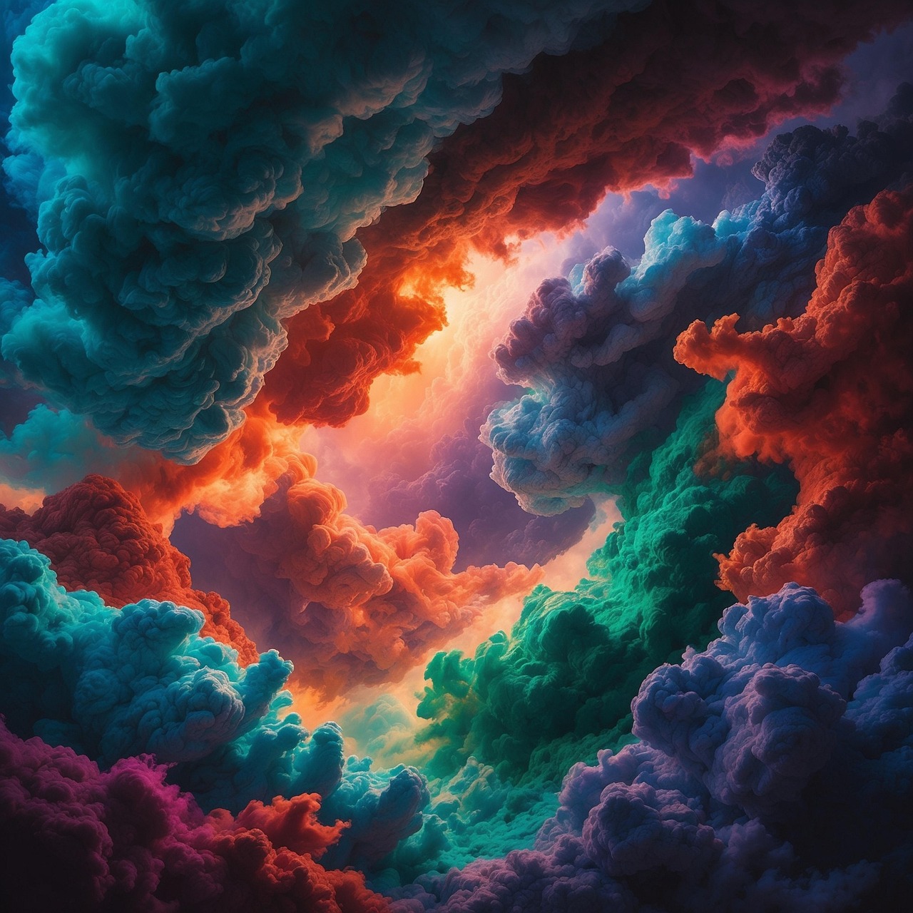 Download Ai Generated, Clouds, Colorful. Royalty-Free Stock ...