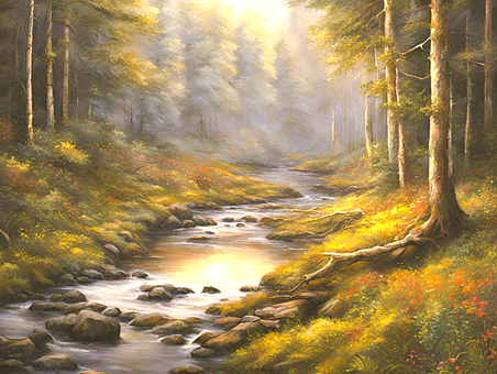Free Stream River illustration and picture