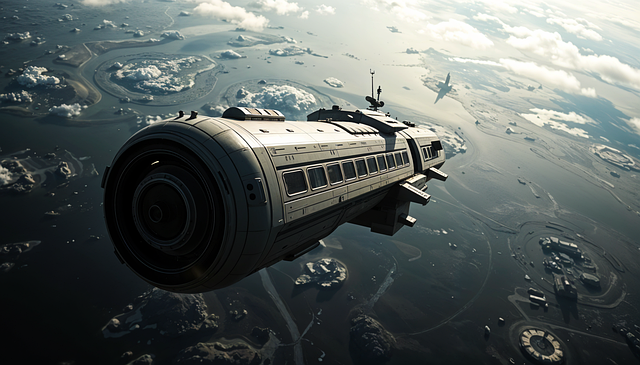 Free ai generated shuttle space illustration