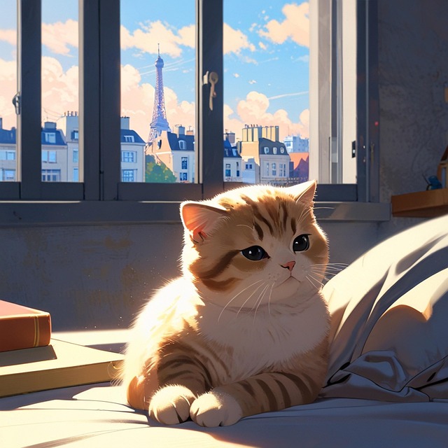Free ai generated cat pet illustration