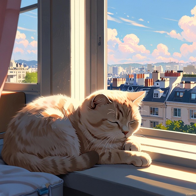 Free ai generated cat pet illustration