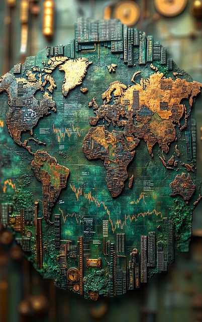 Free world map 3d illustration