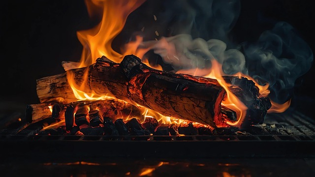 Free ai generated fire campfire illustration