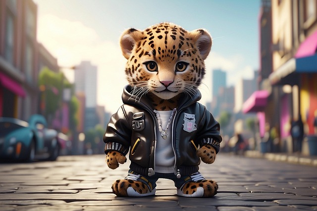 Download free HD stock image of Ai Generated Nature Free ai generated nature jaguar illustration