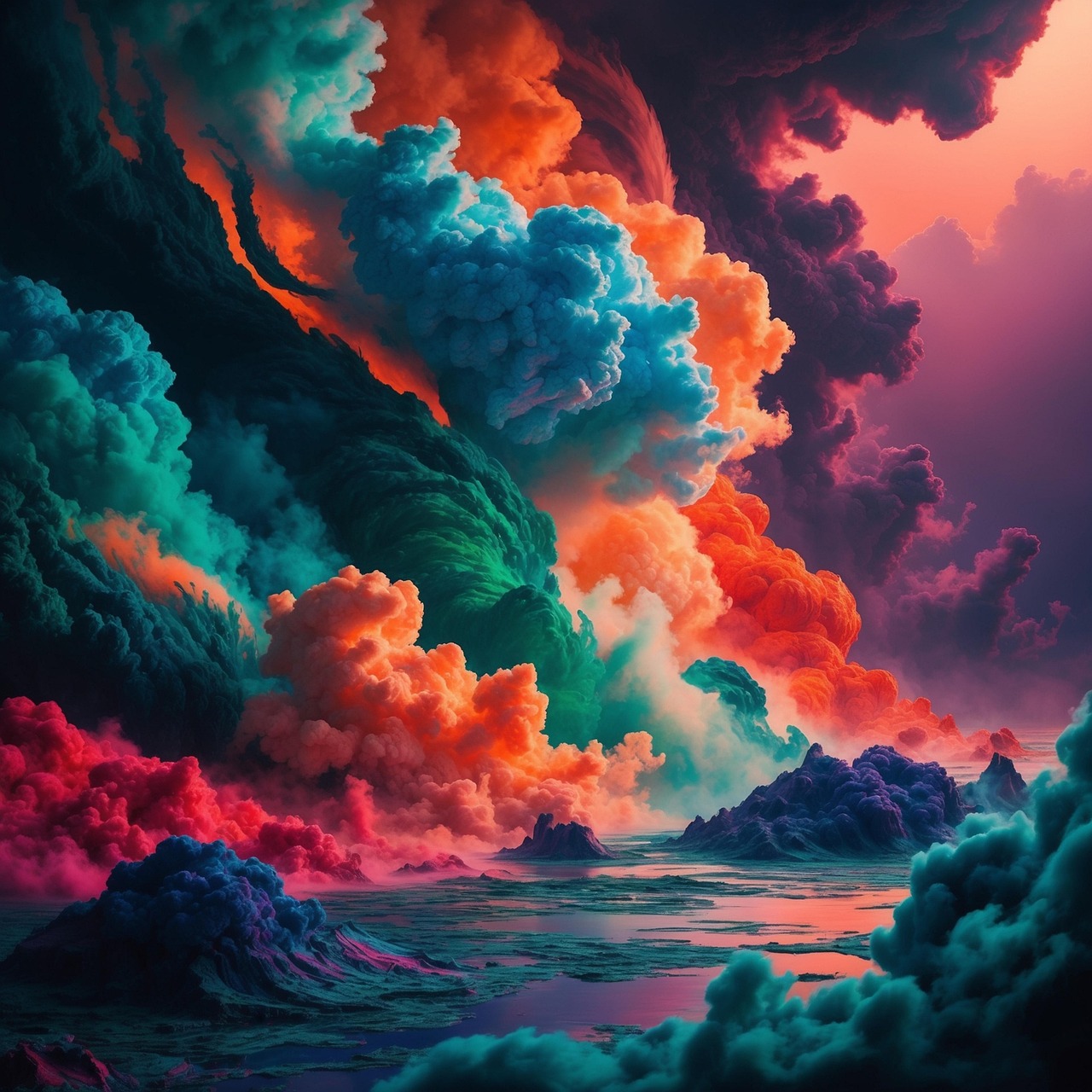 Download Ai Generated, Clouds, Nature. Royalty-Free Stock Illustration ...