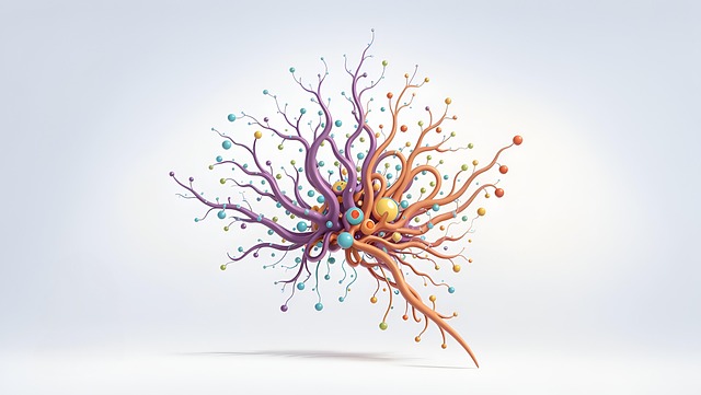 Free ai generated connection fractal illustration