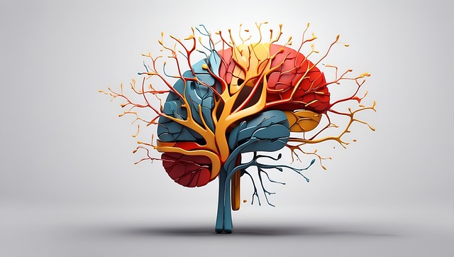 Free connection fractal neural pathways illustration