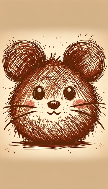 Free drawing strokes hatching illustration