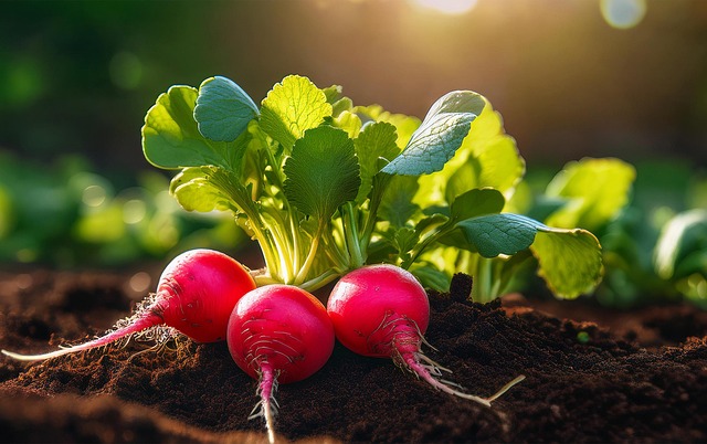 Free ai generated radish turnip illustration