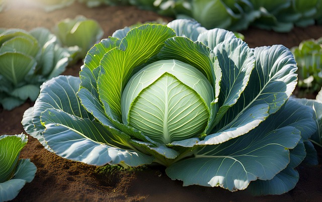 Free ai generated cabbage vegetable illustration