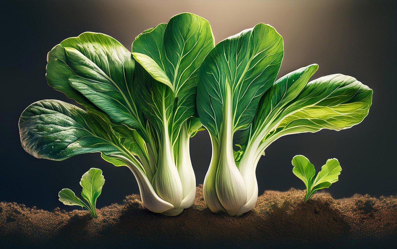 Download Ai Generated Bok Choy Vegetable Royalty Free Stock