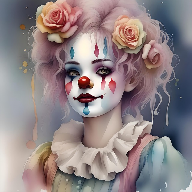 Free clown pleasure merry illustration