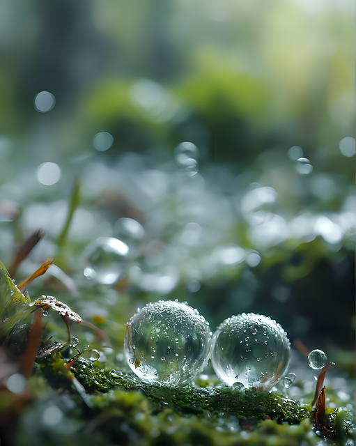 Free water wet drops illustration