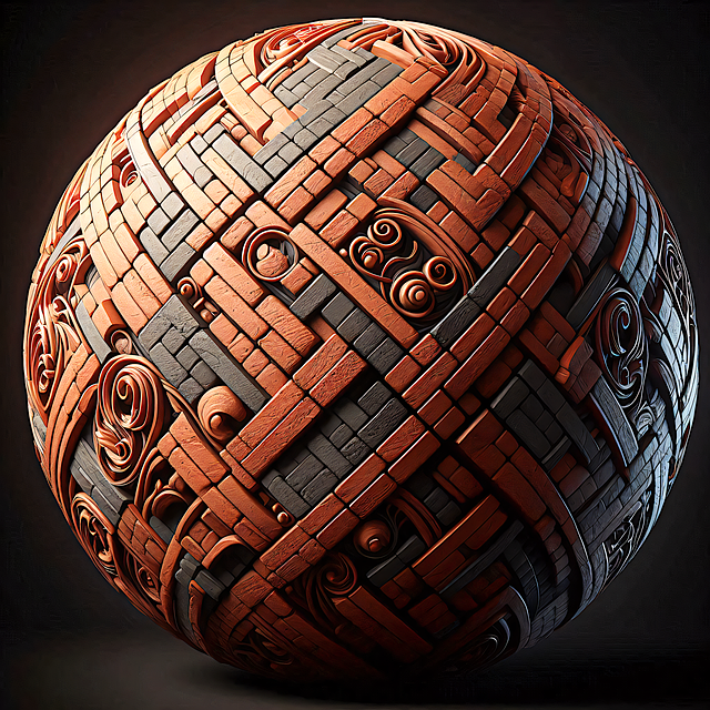 Free ai generated ball stone illustration