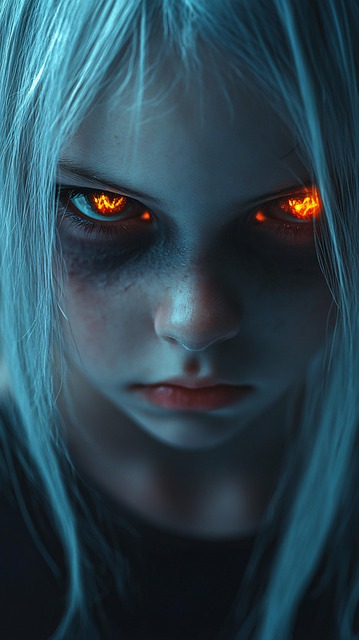 Free ai generated woman burning illustration