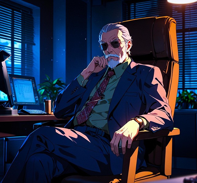 Free ai generated boss villain illustration