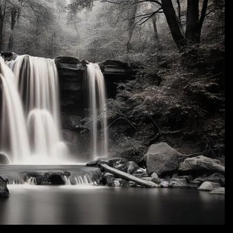 Foss, Vann, Natur, Bilde, Skog, Tre