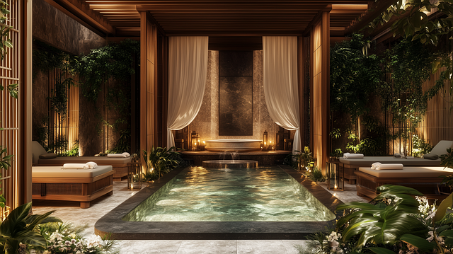 Free ai generated spa massage illustration