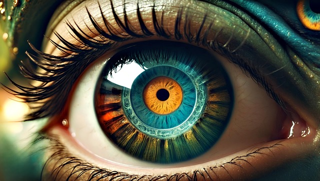 Free eye vision eyelashes illustration