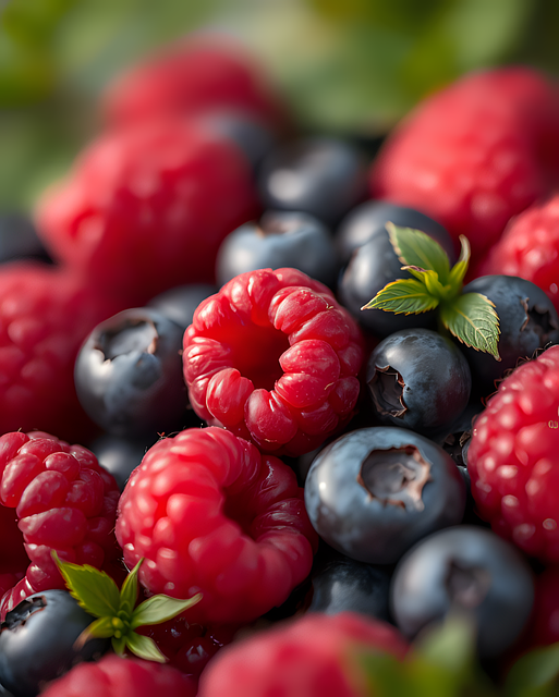 Ai Generiert, Himbeeren, Obst