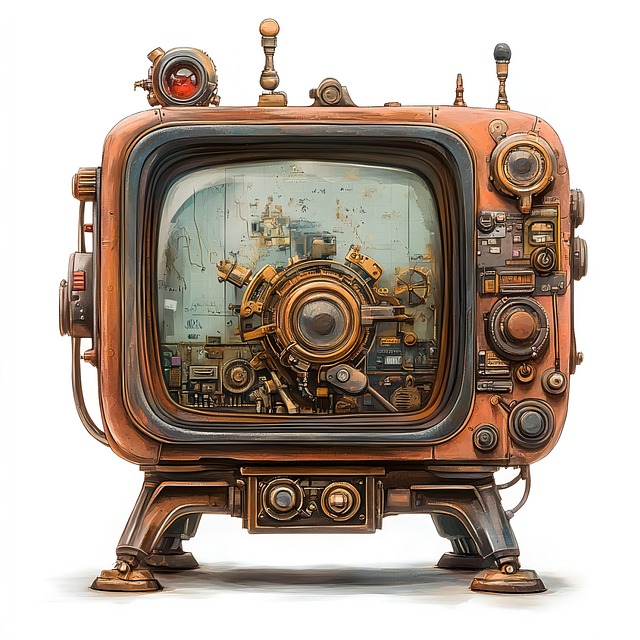 Download free HD stock image of Ai Generated Tv Free ai generated tv television illustration