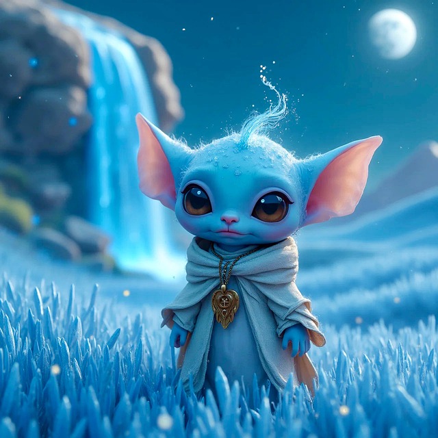 Free ai generated alien cutie illustration