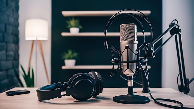 Free Ai Generated Microphone illustration and picture