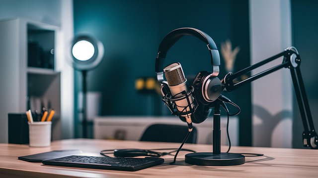 Free Ai Generated Microphone illustration and picture