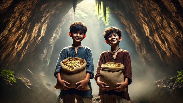 Download free HD stock image of Ai Generated Boys Free ai generated boys treasure illustration