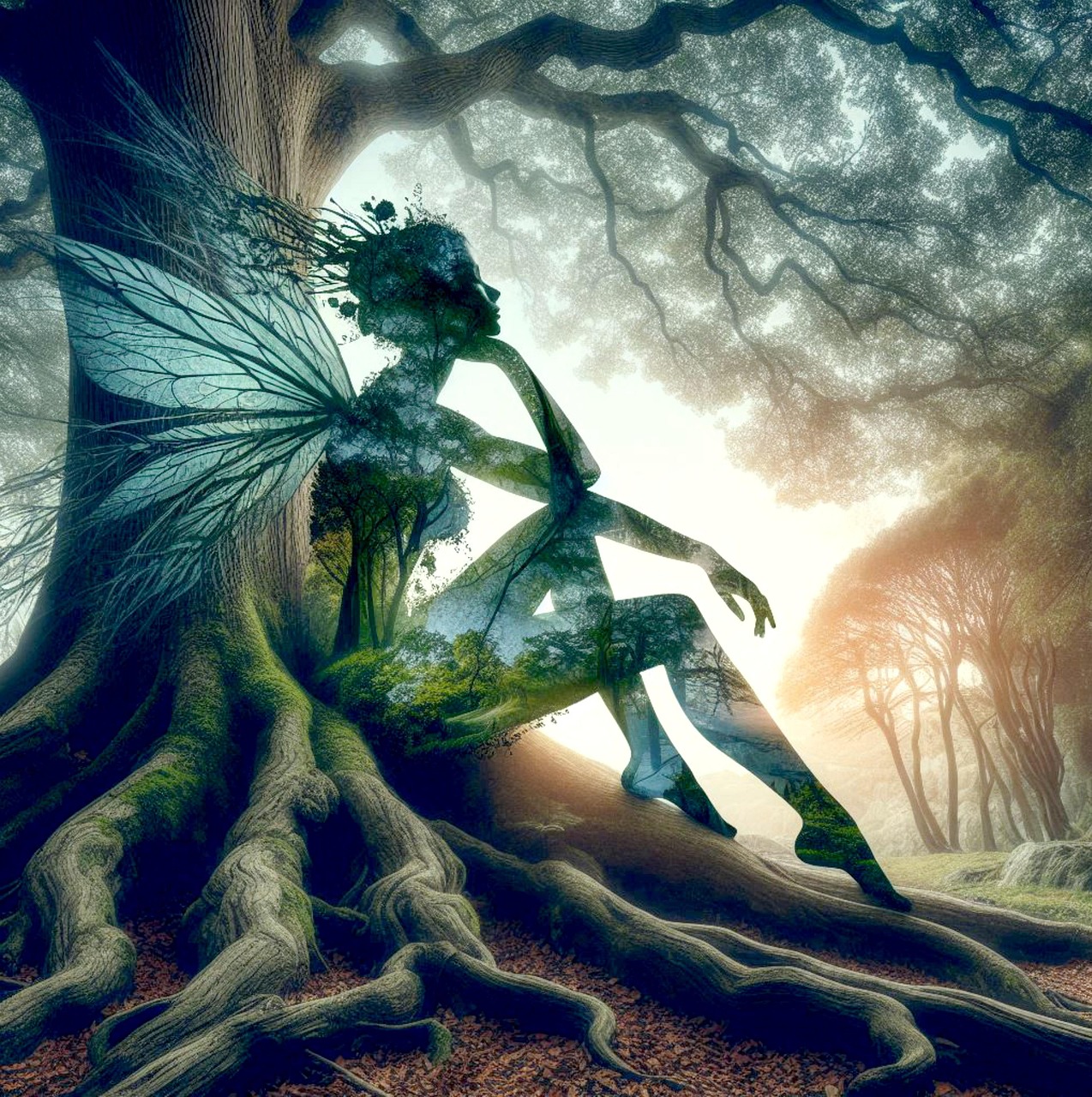Download Fairy, Natural Spirit, Forest. Royalty-Free Stock Illustration ...