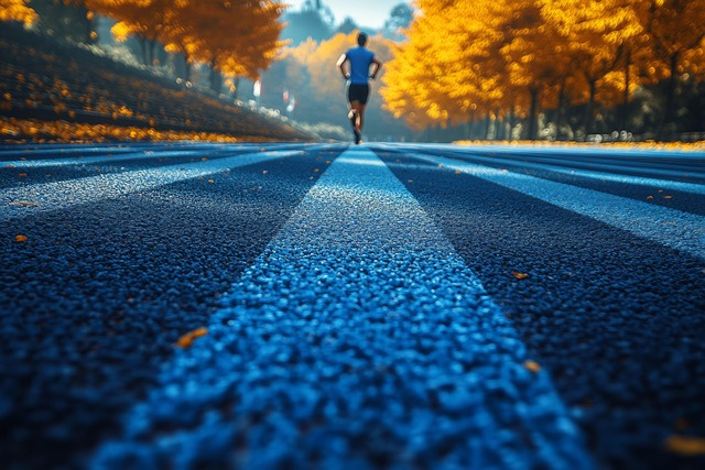Free jogging man road illustration