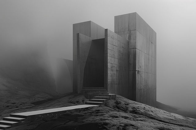 Download free HD stock image of Ai Generated Brutalist Free ai generated brutalist brutalism illustration