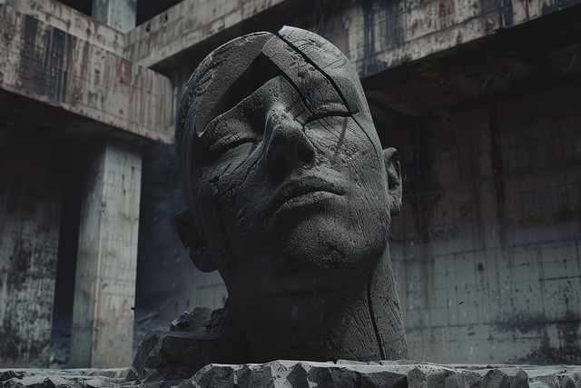 Free brutalist brutalism statue illustration