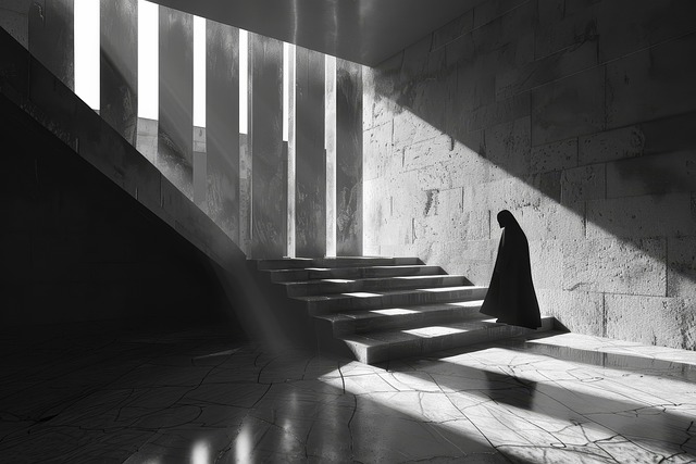 Free brutalist brutalism indoors illustration