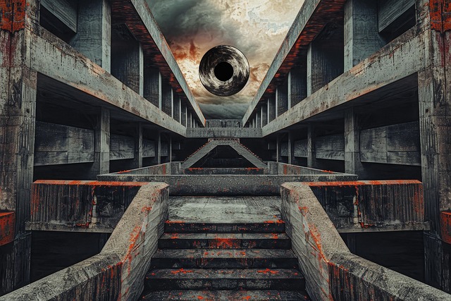 Free brutalist brutalism architecture illustration