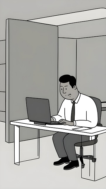 Free ai generated employee working illustration