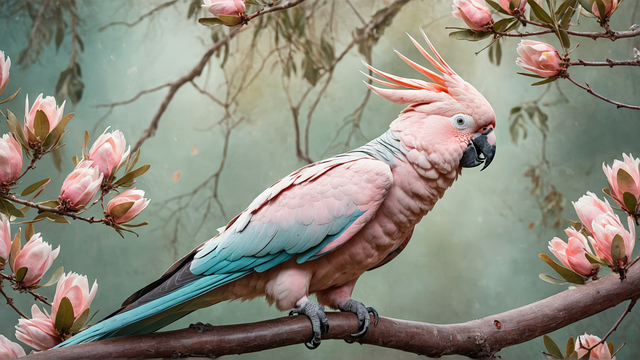 Download free HD stock image of Ai Generated Cockatoo Free ai generated cockatoo bird illustration