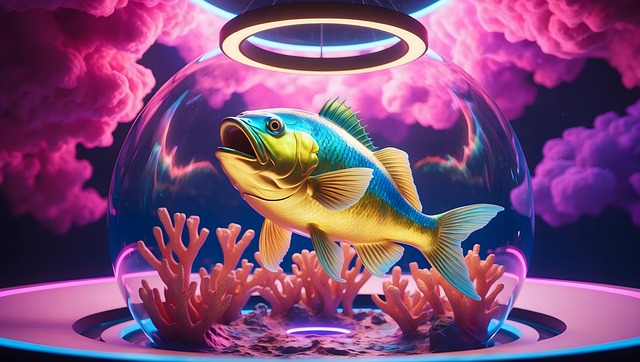 Ai Generiert, Fischglas, Fische