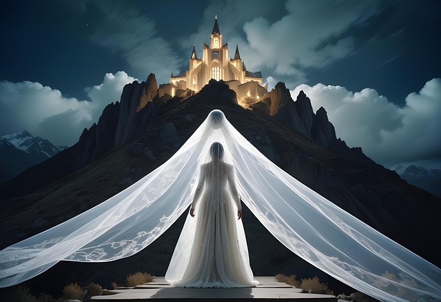 Free Ai Generated Veiled Figure illustration and picture