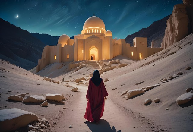 Free surreal architecture surreal fantasy illustration