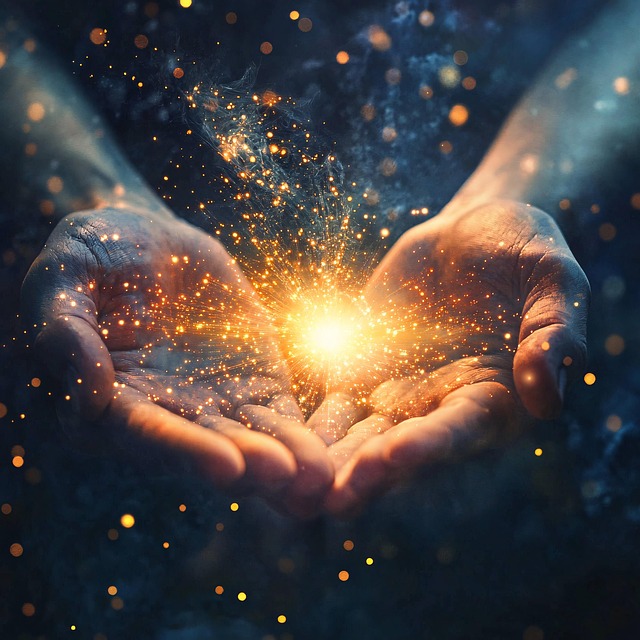 Free ai generated healing hands illustration