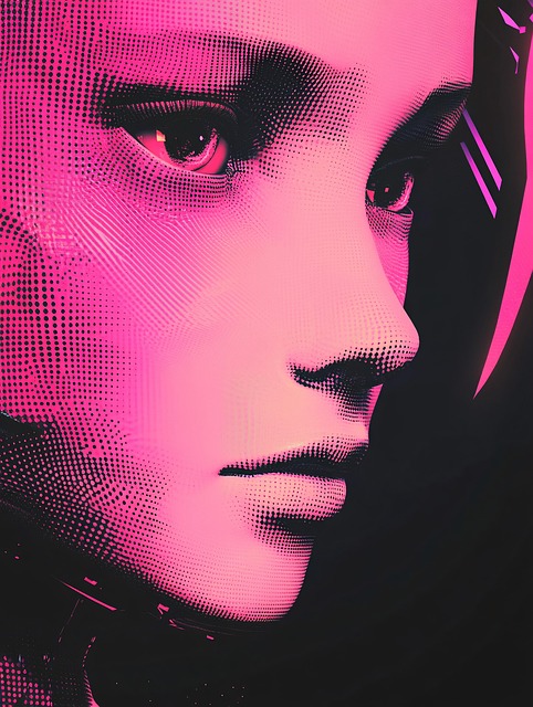 Free digital portrait female illustration