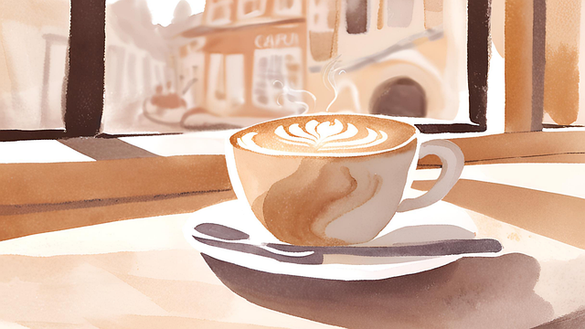 Free Coffee Cafe illustration and picture